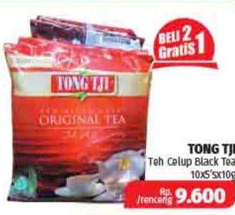Promo Harga Tong Tji Teh Celup Hitam per 10 pouch - Lotte Grosir