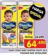 Promo Harga Mamy Poko Pants Xtra Kering XL26 26 pcs - Superindo