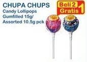 Promo Harga CHUPA CHUPS Lollipop Candy Gumfilled, Assorted 10 gr - Indomaret
