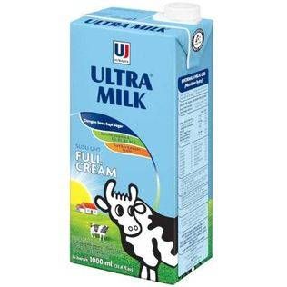 Promo Harga Ultra Milk Susu UHT Full Cream 1000 ml - Alfamart