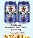 Promo Harga BINTANG Zero 330 ml - Indomaret