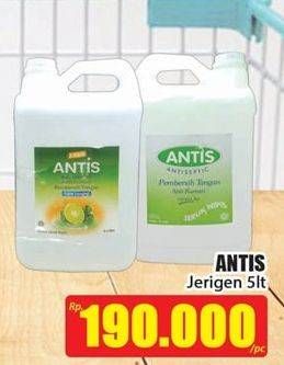 Promo Harga ANTIS Hand Sanitizer 5000 ml - Hari Hari