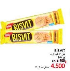 Promo Harga NABATI Bisvit Marie Sandwich Cheese Cream 144 gr - LotteMart