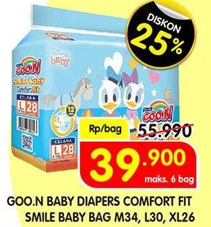 Promo Harga Goon Smile Baby Pants L30, M34, XL26 26 pcs - Superindo