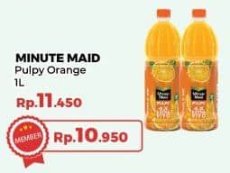 Promo Harga Minute Maid Juice Pulpy Orange 1000 ml - Yogya