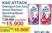 Promo Harga ATTACK Easy Detergent Liquid Sweet Glamour, Sparkling Blooming 750 ml - Indomaret