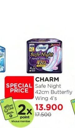 Promo Harga Charm Safe Night Gathers 42cm 4 pcs - Watsons