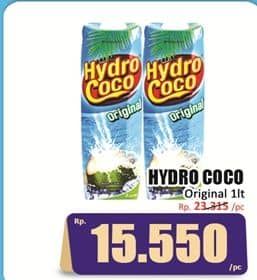 Promo Harga Hydro Coco Minuman Kelapa Original 1000 ml - Hari Hari
