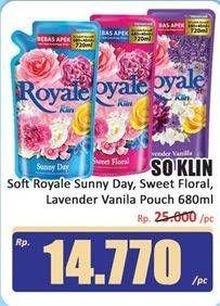 Promo Harga So Klin Royale Parfum Collection Sunny Day, Sweet Floral, Lavender Vanilla 720 ml - Hari Hari