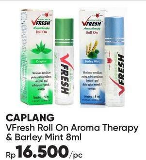 Promo Harga CAP LANG VFresh Aromatherapy Ori, Mint 8 ml - Guardian