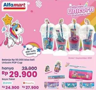 Promo Harga Unicorn Pop Cup  - Alfamart