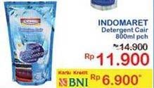 Promo Harga INDOMARET Detergent Cair 800 ml - Indomaret