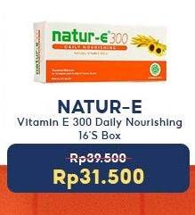 Promo Harga NATUR-E Daily Nourishing 300IU 16 pcs - Indomaret