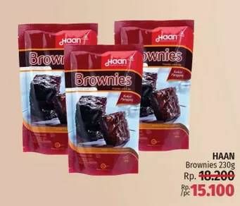 Promo Harga HAAN Instant Cake Mix Brownies 230 gr - LotteMart