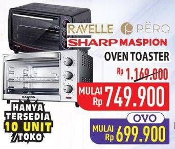 Promo Harga Ravelle/Pero/Sharp/Maspion Oven Toaster  - Hypermart