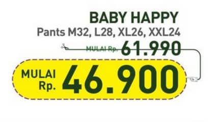 Promo Harga Baby Happy Body Fit Pants M32, XL26, XXL24, L28 24 pcs - Hypermart