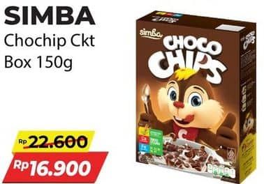 Promo Harga Simba Cereal Choco Chips Coklat 150 gr - Alfamart
