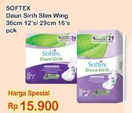 Promo Harga Pembalut Daun Sirih 36cm 12s/ 29cm 16s  - Indomaret