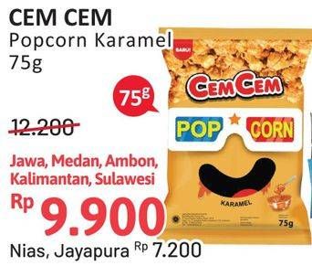 Promo Harga CEM-CEM Pop Corn Karamel 75 gr - Alfamidi