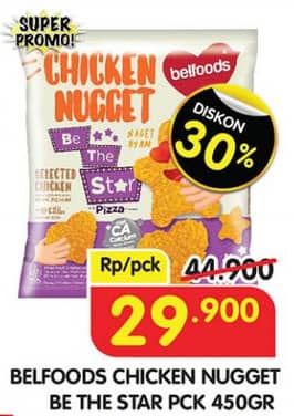 Promo Harga Belfoods Nugget Be The Star 450 gr - Superindo