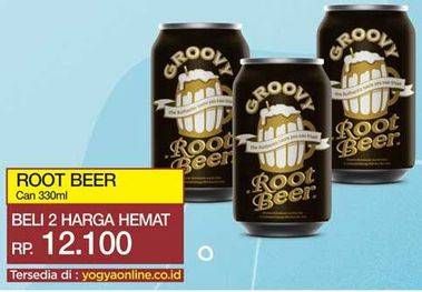 Promo Harga ROOT BEER Minuman Soda per 2 kaleng 330 ml - Yogya