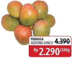 Promo Harga Mangga Gedong Gincu per 100 gr - Alfamidi