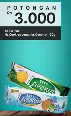 Promo Harga NISSIN Cookies Lemonia Lemon, Cokelat 130 gr - Alfamart