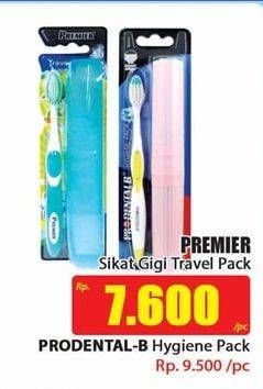 Promo Harga PREMIER Sikat Gigi Travel Pack 1 pcs - Hari Hari