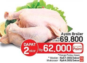 Promo Harga Ayam Broiler 900 gr - LotteMart