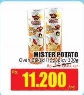 Promo Harga MISTER POTATO Snack Crisps Oven Baked Hot Spicy 100 gr - Hari Hari
