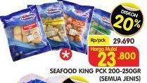 Promo Harga SEAFOOD KING Makanan Beku All Variants 200 gr - Superindo