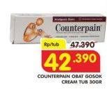 Promo Harga COUNTERPAIN Obat Gosok Cream 30 gr - Superindo