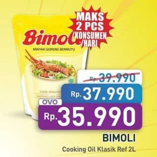 Promo Harga Bimoli Minyak Goreng 2000 ml - Hypermart