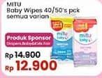 Promo Harga Mitu Baby Wipes Fresh & Clean All Variants 50 pcs - Indomaret