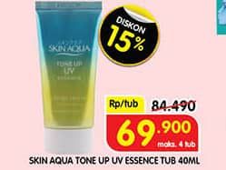 Promo Harga Skin Aqua Tone Up UV Essence 40 gr - Superindo