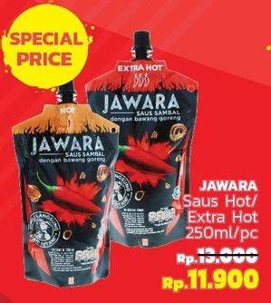 Promo Harga JAWARA Sambal Extra Hot, Hot 250 ml - LotteMart