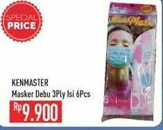 Promo Harga KENMASTER Masker 6 pcs - Hypermart