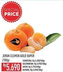 Promo Harga Jeruk Clemengold per 100 gr - Hypermart