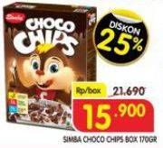 Promo Harga Simba Cereal Choco Chips Coklat 170 gr - Superindo