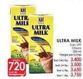 Promo Harga ULTRA MILK Susu UHT Coklat 200 ml - LotteMart