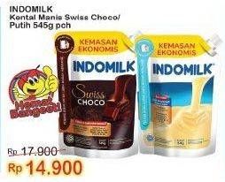 Promo Harga Indomilk Susu Kental Manis Cokelat, Plain 545 gr - Indomaret