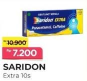 Promo Harga Saridon Obat Sakit Kepala Extra 10 pcs - Alfamart