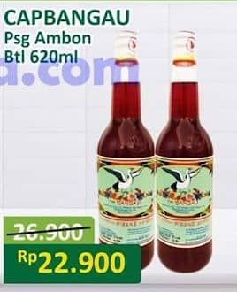 Promo Harga Cap Bangau Syrup Pisang Ambon 620 ml - Alfamart