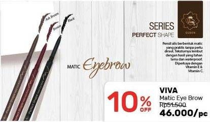 Promo Harga VIVA Queen Perfect Shape Pencil Matic Eyebrow  - Guardian