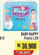 Promo Harga Baby Happy Body Fit Pants L20 20 pcs - Alfamart