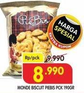 Promo Harga Monde Piebis Almond 190 gr - Superindo