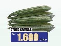 Promo Harga Oyong Gambas per 100 gr - Hari Hari