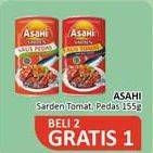 Promo Harga Asahi Sardines Saus Tomat, Saus Pedas 155 gr - Alfamidi