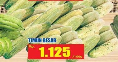 Promo Harga Timun per 100 gr - Hari Hari