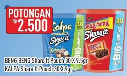 Promo Harga Beng-Beng Share It/Kalpa Wafer Cokelat Kelapa  - Hypermart